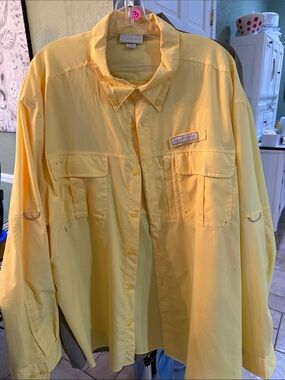 Field & Stream Men's Lightweight Yellow Shirt